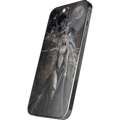 Gothic Princess with Silver Dragon by Nene Thomas iPhone 14 Pro Skin